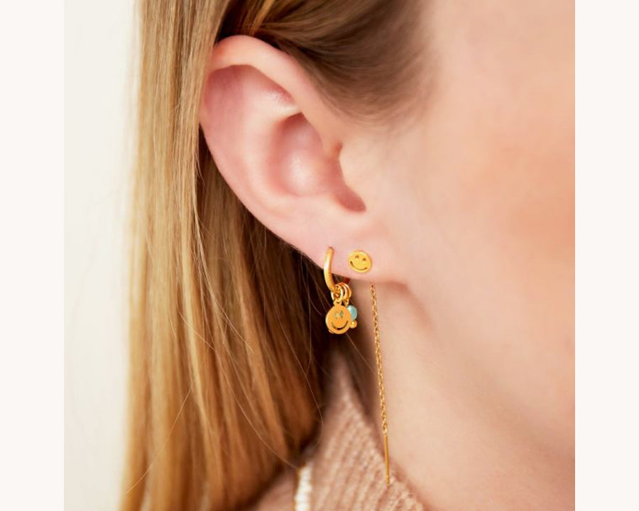 smiley earrings boutique nomads