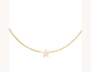 Necklace 'Star ColorPop Blush'