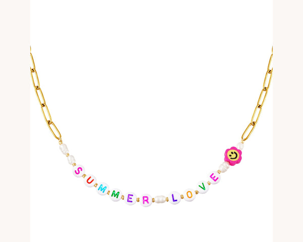 letter beads necklace